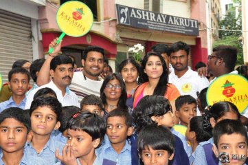 Rashmi Goutham And Getup Srinu At Akshara Kalasha Foundation